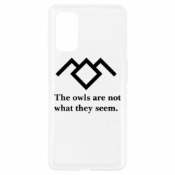 Чехол для Realme 7 Pro Твин Пикс совы - PrintSalon