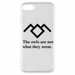 Чехол для iPhone SE 2022 Твин Пикс совы - PrintSalon