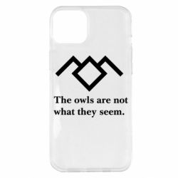 Чехол для iPhone 14 Plus Твин Пикс совы - PrintSalon