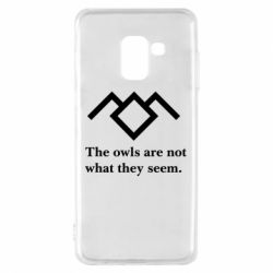 Чехол для Samsung A8 2018 Твин Пикс совы - PrintSalon
