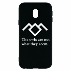 Чехол для Samsung J3 2017 Твин Пикс совы - PrintSalon