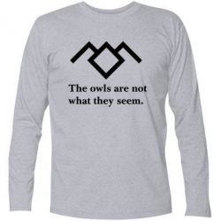 Футболка с длинным рукавом Твин Пикс совы - PrintSalon