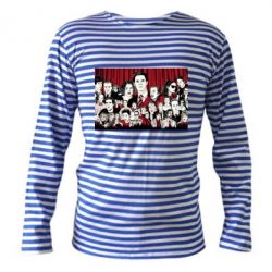 Тельняшка с длинным рукавом Твин Пикс - PrintSalon