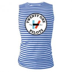Майка-тельняшка Twenty One Pilots Stay Alive - PrintSalon