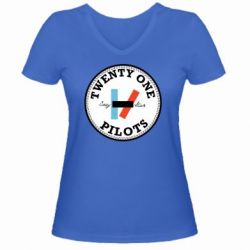 Женская футболка с V-образным вырезом Twenty One Pilots Stay Alive - PrintSalon
