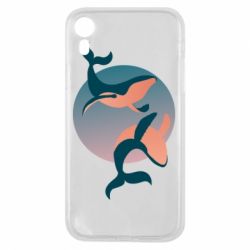 Чехол для iPhone XR Two whales - PrintSalon