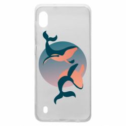 Чехол для Samsung A10 Two whales - PrintSalon