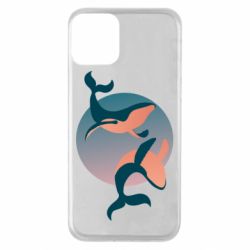 Чехол для iPhone 11 Two whales - PrintSalon