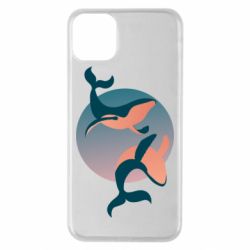 Чехол для iPhone 11 Pro Max Two whales - PrintSalon