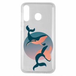 Чехол для Samsung M30 Two whales - PrintSalon