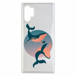 Чехол для Samsung Note 10 Plus Two whales - PrintSalon