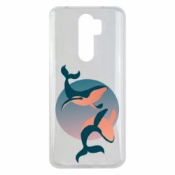 Чехол для Xiaomi Redmi Note 8 Pro Two whales - PrintSalon