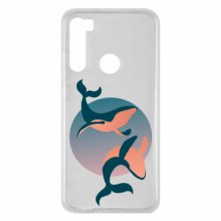 Чехол для Xiaomi Redmi Note 8 Two whales - PrintSalon