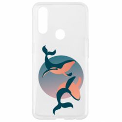 Чехол для Oppo A31 Two whales - PrintSalon