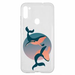 Чехол для Samsung A11/M11 Two whales - PrintSalon