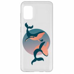 Чехол для Samsung A31 Two whales - PrintSalon