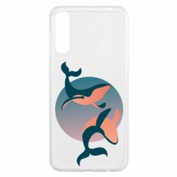 Чехол для Samsung A50 Two whales - PrintSalon