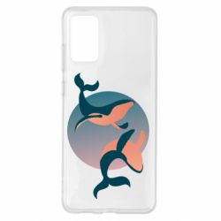 Чехол для Samsung S20+ Two whales - PrintSalon