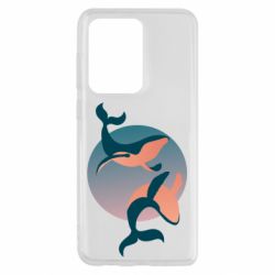 Чехол для Samsung S20 Ultra Two whales - PrintSalon