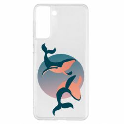 Чехол для Samsung S21+ Two whales - PrintSalon