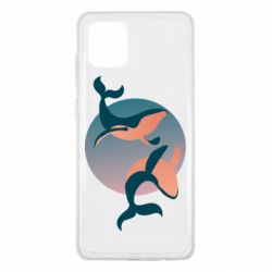 Чехол для Samsung Note 10 Lite Two whales - PrintSalon