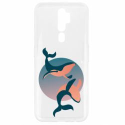 Чехол для Oppo A5/A9 2020 Two whales - PrintSalon