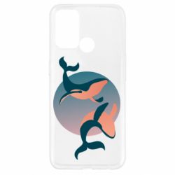 Чехол для Oppo A52/A72/A92 Two whales - PrintSalon