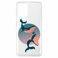 Чехол для Oppo A74 4G Two whales - PrintSalon