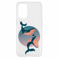 Чехол для Oppo Reno 5 4G Two whales - PrintSalon