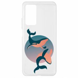 Чехол для Xiaomi Mi 10T/10T Pro Two whales - PrintSalon