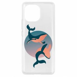 Чехол для Xiaomi Mi11 Two whales - PrintSalon