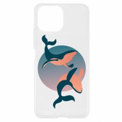Чехол для Xiaomi Mi11 Lite Two whales - PrintSalon