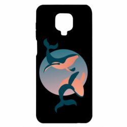 Чехол для Xiaomi Redmi Note 9S/9Pro/9Pro Max Two whales - PrintSalon