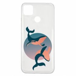 Чехол для Xiaomi Redmi 9c Two whales - PrintSalon