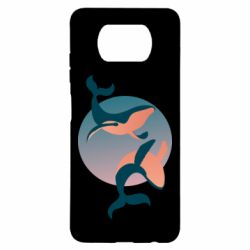 Чехол для Xiaomi Poco X3 Two whales - PrintSalon
