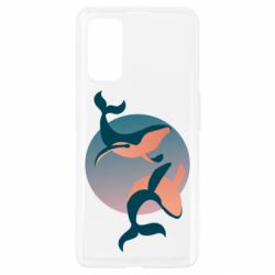 Чехол для Realme 7 Pro Two whales