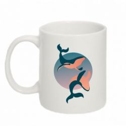 Чашка 320ml Two whales