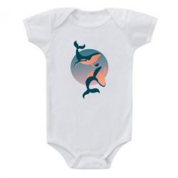 Детский бодик Two whales - PrintSalon