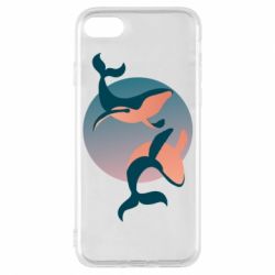 Чехол для iPhone 7 Two whales - PrintSalon