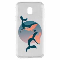 Чехол для Samsung J3 2017 Two whales - PrintSalon