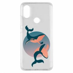 Чехол для Xiaomi Mi A2 Two whales - PrintSalon
