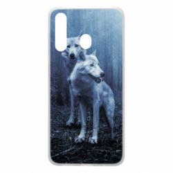 Чехол для Samsung A60 Two wolves in the forest - PrintSalon