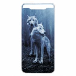 Чехол для Samsung A80 Two wolves in the forest - PrintSalon