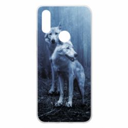 Чехол для Xiaomi Redmi 7 Two wolves in the forest - PrintSalon