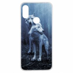 Чехол для Xiaomi Redmi Note 7 Two wolves in the forest - PrintSalon