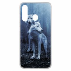 Чехол для Samsung M40 Two wolves in the forest - PrintSalon