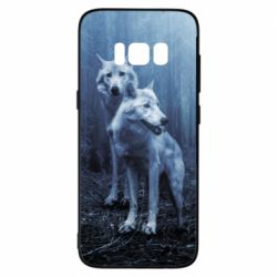 Чехол для Samsung S8 Two wolves in the forest - PrintSalon