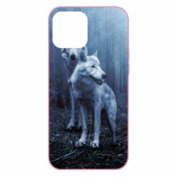 Чехол для iPhone 12 Pro Max Two wolves in the forest - PrintSalon
