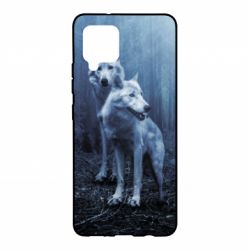 Чехол для Samsung A42 5G Two wolves in the forest - PrintSalon