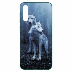 Чехол для Samsung A50 Two wolves in the forest - PrintSalon